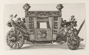 Side View of the Second Carriage of Lord Castelmaine Built in 1686 by Andrea Cornely After His Own Design